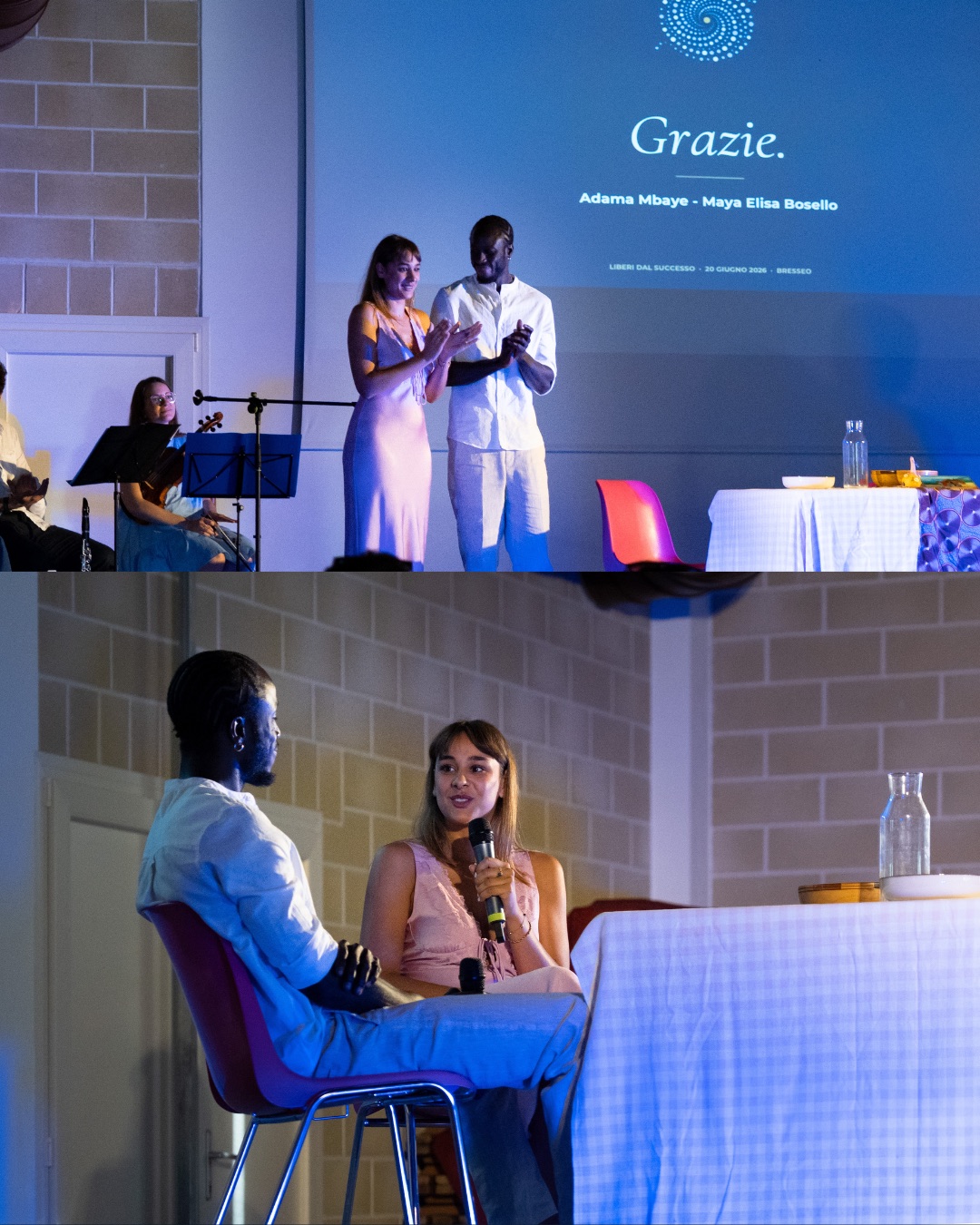 Maya Bosello e Adama Mbaye